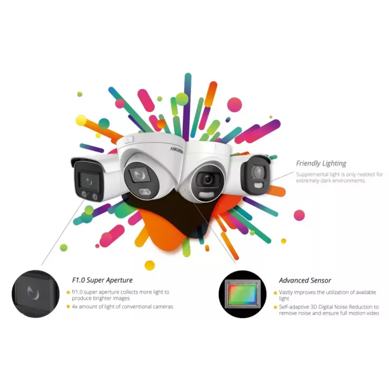 IP stebėjimo kamera Hikvision DS-2CD2327G2-LU(2.8mm)(C) 1920 x 1080