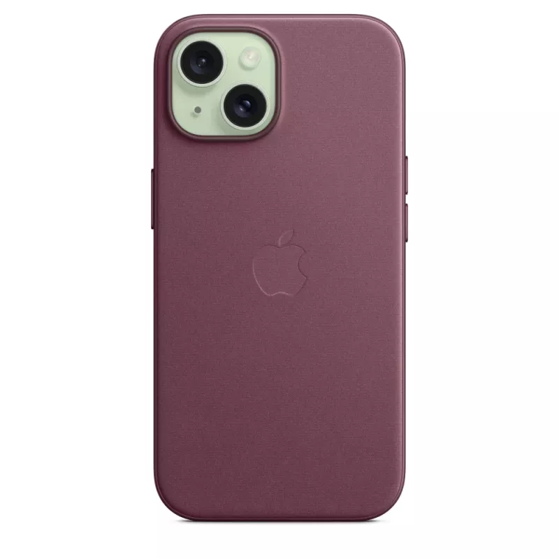 Apple FineWoven Dėklas su MagSafe, iPhone 15, Mulberry
