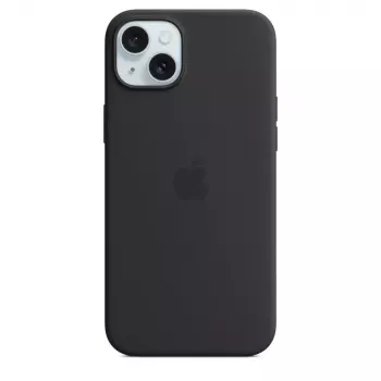 Apple Silicone Case su MagSafe iPhone 15 Plus juoda