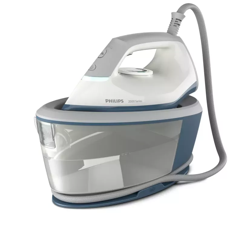 Garinis lygintuvas Philips PSG2000/20, 2400 W, 6 bar, 1,4 l talpa, 110 g/min nuolatinis, 300 g/min stiprus garo smūgis, keraminis padas