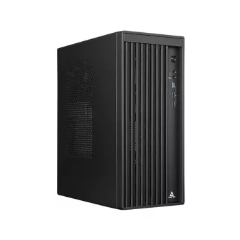 Korpusas CHIEFTEC BS-20B-OP Midi Tower, juodas, microATX/Mini-ITX, 2x 3,5 colio, max GPU 27 cm, 1x 5,25 colio lizdas, USB-C