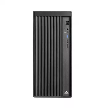Korpusas CHIEFTEC BS-20B-OP Midi Tower, juodas, microATX/Mini-ITX, 2x 3,5 colio, max GPU 27 cm, 1x 5,25 colio lizdas, USB-C