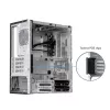 Chieftec BS-20B-OP Mini Tower PC korpusas, microATX/Mini-ITX, be maitinimo bloko, 2x 3,5″, 2x 2,5″, 1x 5,25″ skyriai, maks. vaizdo plokštė 270 mm, USB-C, 90 mm ventiliatorius, juodas