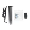 Chieftec BS-20B-OP Mini Tower PC korpusas, microATX/Mini-ITX, be maitinimo bloko, 2x 3,5″, 2x 2,5″, 1x 5,25″ skyriai, maks. vaizdo plokštė 270 mm, USB-C, 90 mm ventiliatorius, juodas