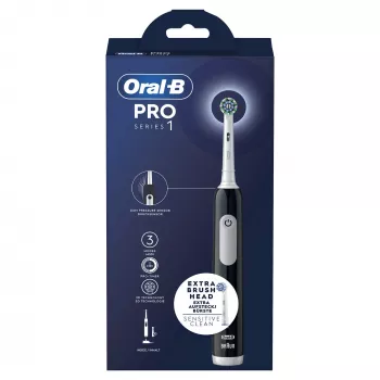 Oral-B Pro Series 1 osciliuojantis dantų šepetėlis suaugusiems, juodas/baltas