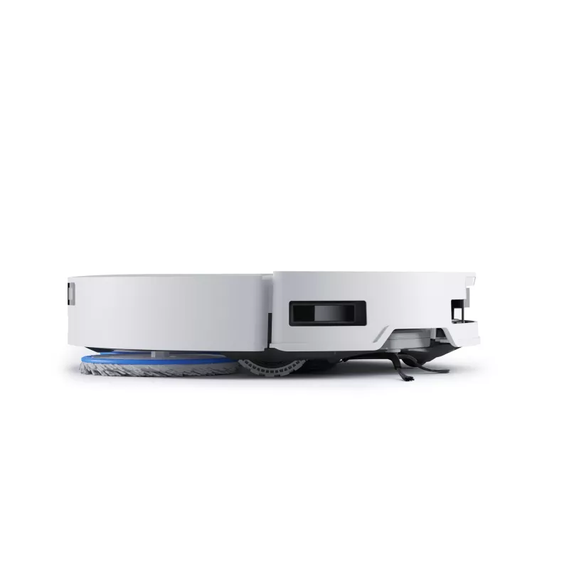 Robotinis dulkių siurblys Ecovacs Deebot T50 Pro Omni – 185 min veikimo laikas, 6400 mAh baterija, 3 L bazės dulkių talpa, D-ToF lidar navigacija, šlapias valymas, 9 mm įveikimas
