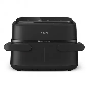 Philips 1000 serijos NA150/00 oro gruzdintuvė, dviguba, 7 L, 2450 W, juoda