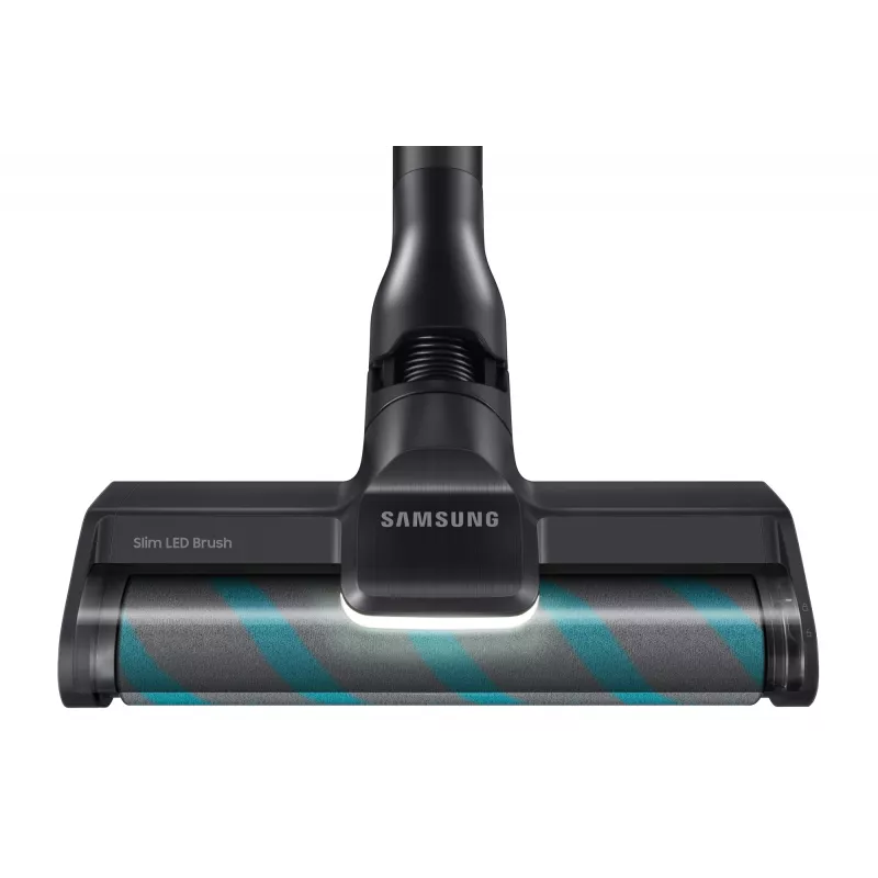 2-in-1 belaidis dulkių siurblys Samsung VS20C8524TB, 25,2V Li-Ion, 60 min veikimo, 210W variklis, multicikloninis, LED šepetys