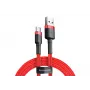 BASEUS CATKLF-C09 Cafule pynė USB-A į USB-C 2A 2m raudona
