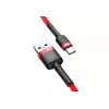 BASEUS CATKLF-C09 Cafule pynė USB-A į USB-C 2A 2m raudona