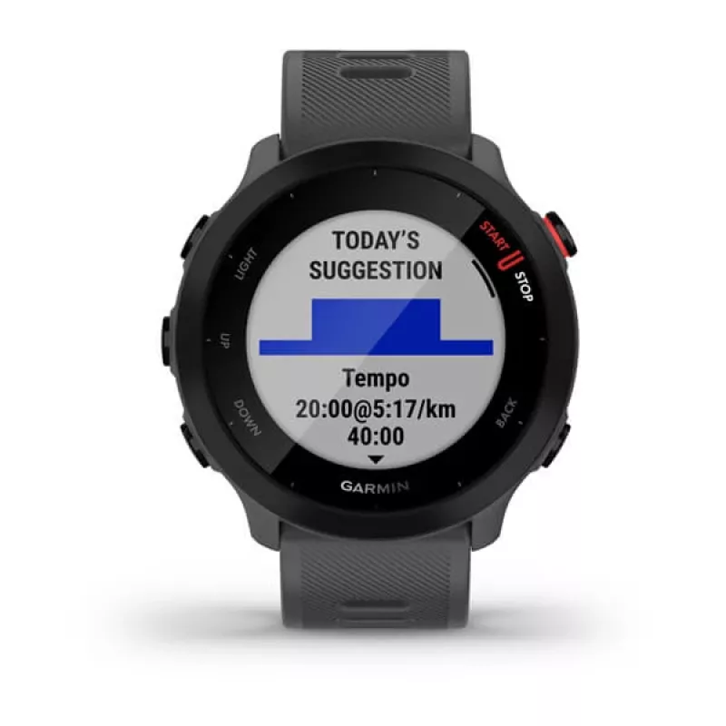 Garmin Forerunner 55 išmanusis laikrodis (42 mm), GPS, pilkas