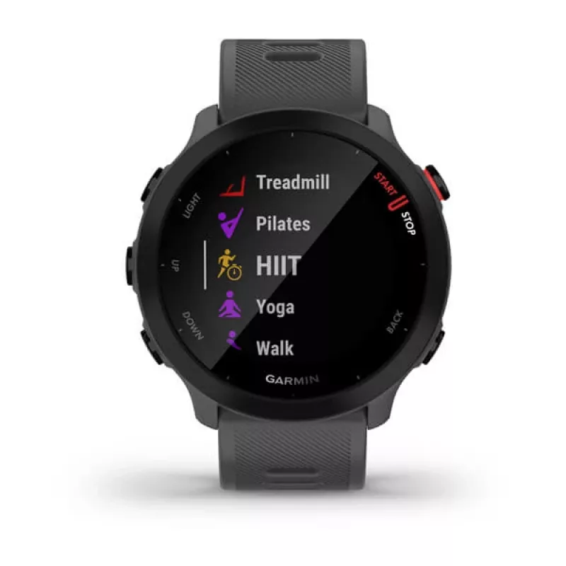 Garmin Forerunner 55 išmanusis laikrodis (42 mm), GPS, pilkas