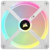 CORSAIR Qx RGB Series iCUE LINK Qx140 RGB White 140 mm ventiliatoriaus rinkinys
