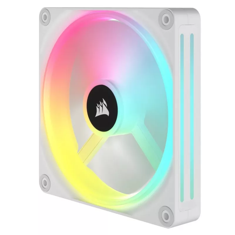 CORSAIR Qx RGB Series iCUE LINK Qx140 RGB White 140 mm ventiliatoriaus rinkinys