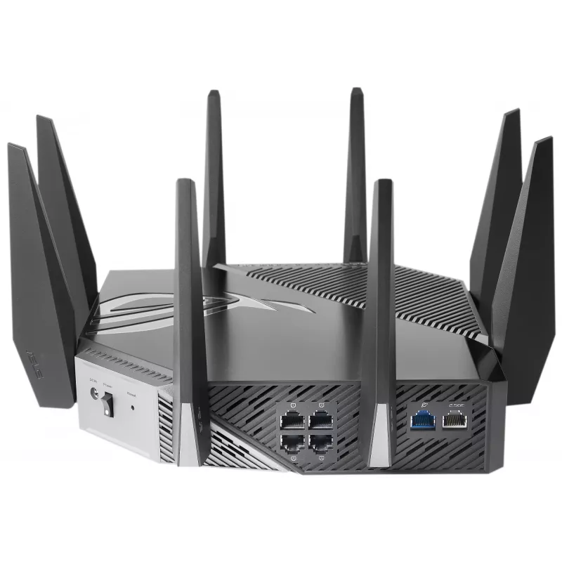 ASUS GT-AXE11000 belaidis maršrutizatorius Gigabit Ethernet Tri-band (2.4 GHz / 5 GHz / 6 GHz) Juodas