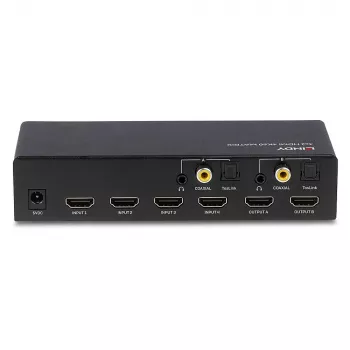 AV matricinis jungiklis Lindy 4x2 HDMI 4K60 matrica