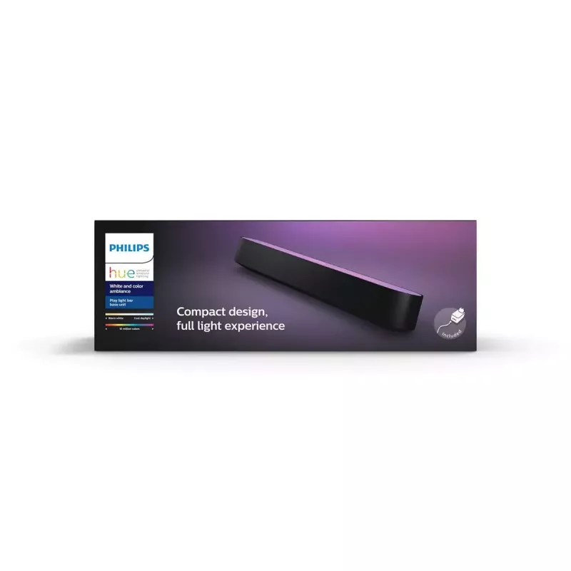 Philips Hue White and colour ambience Play šviesos juosta, vienetinis paketas