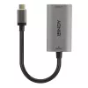 Lindy USB Type C į HDMI 8K60 keitiklis, 0,11 m, USB Type-C, HDMI, vyriškas, moteriškas, tiesus
