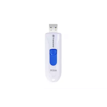 TRANSCEND JetFlash 790W - 512GB USB atmintukas - USB 3.1 - Baltas