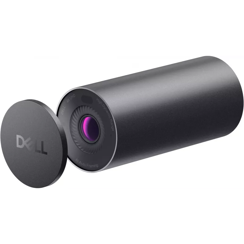 DELL UltraSharp Webcam, 8,3 MP, 3840 x 2160 pikselių, Full HD, 60 kadrų/s, 5x priartinimas, USB