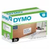 DYMO Authentic LabelWriter didelės talpos siuntų etiketės | (59 mm x 102 mm) | 2 rulonai po 575 lengvai nuimamų etikečių (1 150 siuntimo etikečių) | Lipnios | Skirtos LabelWriter 4XL/5XL etikečių spausdintuvams