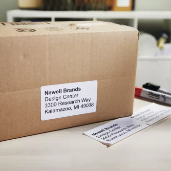 DYMO Authentic LabelWriter didelės talpos siuntų etiketės | (59 mm x 102 mm) | 2 rulonai po 575 lengvai nuimamų etikečių (1 150 siuntimo etikečių) | Lipnios | Skirtos LabelWriter 4XL/5XL etikečių spausdintuvams