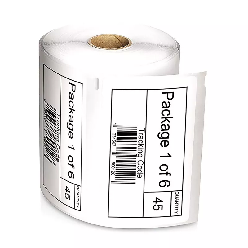 DYMO Authentic LabelWriter didelės talpos siuntų etiketės | (59 mm x 102 mm) | 2 rulonai po 575 lengvai nuimamų etikečių (1 150 siuntimo etikečių) | Lipnios | Skirtos LabelWriter 4XL/5XL etikečių spausdintuvams