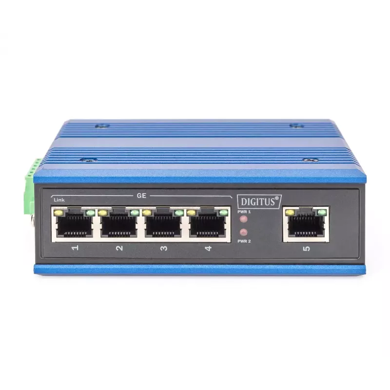 Tinklo jungiklis Digitus DN-651118 4 prievadų Gigabit nevaldomas