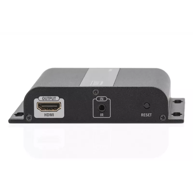 DIGITUS HDMI imtuvas 4K per IP, CAT kabeliui (5/5e/6/7), 4K2K/30Hz, juodas