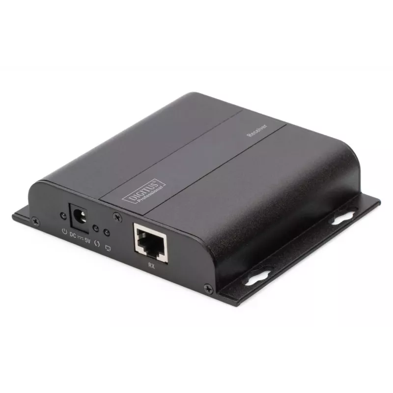 DIGITUS HDMI imtuvas 4K per IP, CAT kabeliui (5/5e/6/7), 4K2K/30Hz, juodas