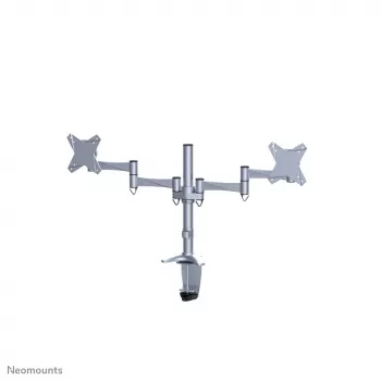 Neomounts FPMA-D1330DSILVER Monitoro ranka 10-27 col., Spaustuvas/Prakišimas, 9 kg, 25,4 cm (10 col.), 68,6 cm (27 col.), 100 x 100 mm, Sidabrinė