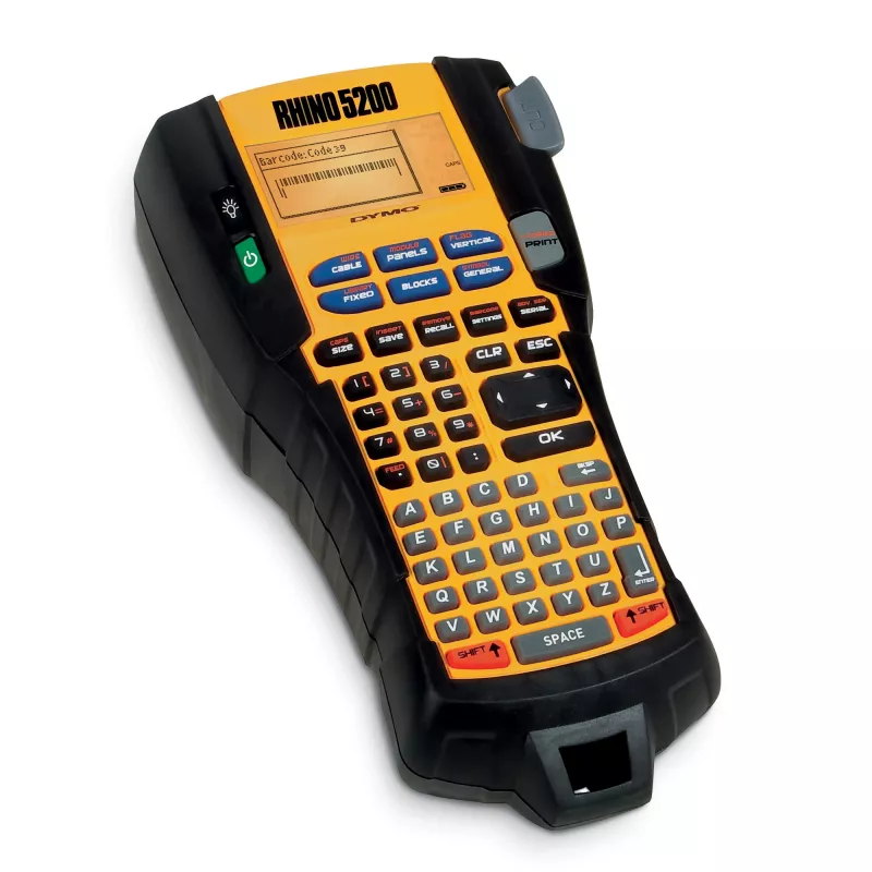 DYMO Rhino 5200 pramoninis etikečių spausdintuvas su dėklu