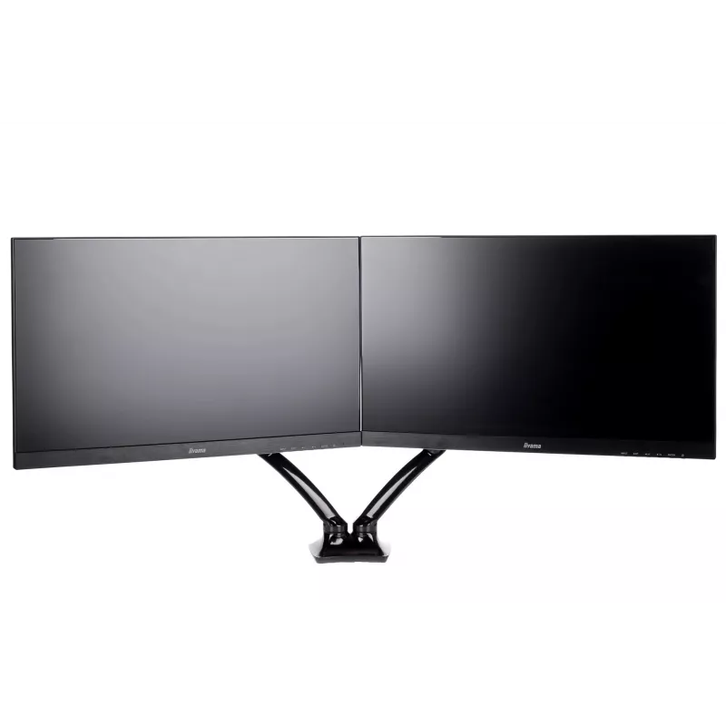IIyama DS3002C-B1 dviejų monitorių laikiklis / stovas 68.6 cm (27 col.) stalas Juoda
