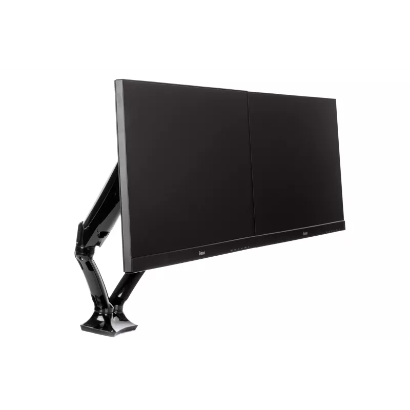 IIyama DS3002C-B1 dviejų monitorių laikiklis / stovas 68.6 cm (27 col.) stalas Juoda