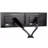 IIyama DS3002C-B1 dviejų monitorių laikiklis / stovas 68.6 cm (27 col.) stalas Juoda