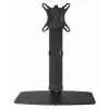 Monitoro stovas GEMBIRD MS-D1ST-02 – reguliuojamas aukštis, 17–32 colių, 8 kg, VESA 75×75–100×100, juodas