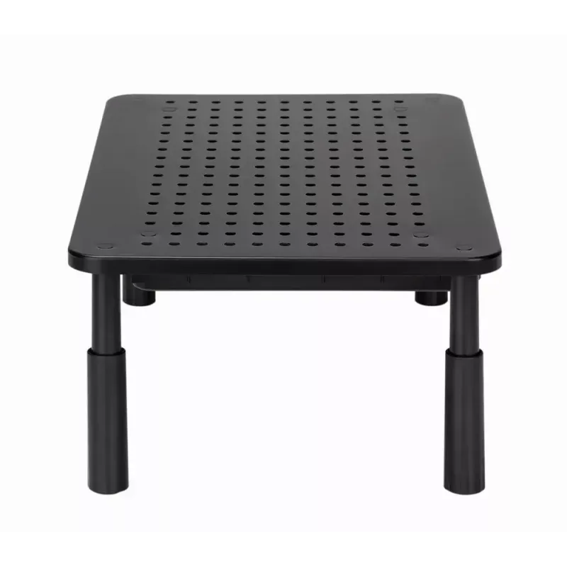 Monitoro stovas GEMBIRD MS-TABLE-D-01 – reguliuojamo aukščio pakyla su stalčiumi, plieninis, 140 mm aukštis, iki 20 kg