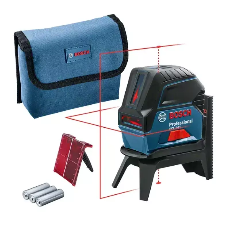 Bosch GCL 2-15 Professional linijinis/taškinis nivelyras 15 m 650 nm