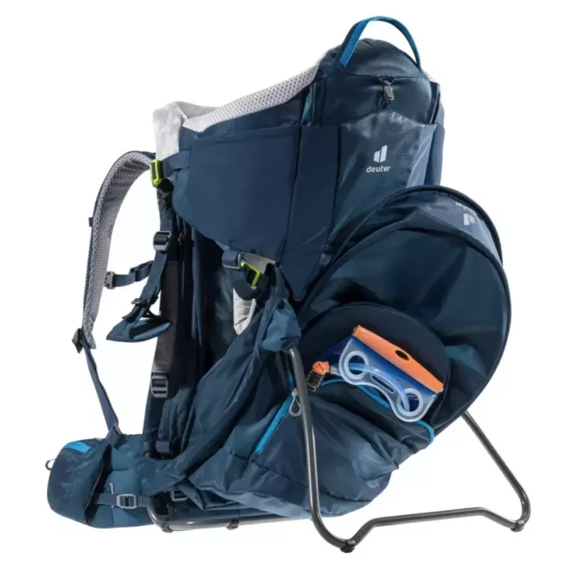 Kūdikio nešyklė kuprinė DEUTER Kid Comfort Poliamidas Mėlyna, maks. apkrova 22 kg, svoris 3,23 kg, išmatavimai 72×43×34 cm