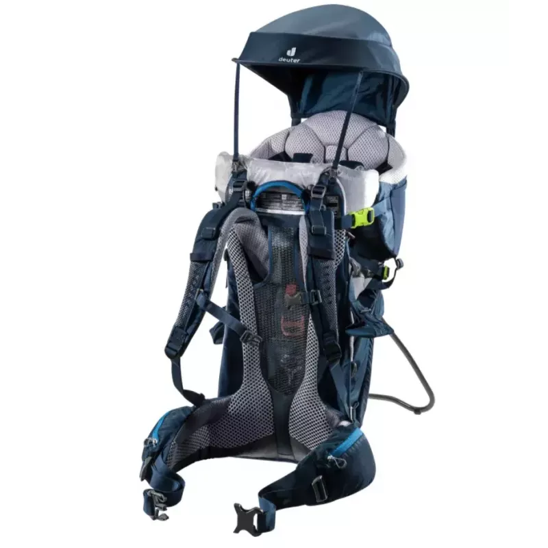 Kūdikio nešyklė kuprinė DEUTER Kid Comfort Poliamidas Mėlyna, maks. apkrova 22 kg, svoris 3,23 kg, išmatavimai 72×43×34 cm