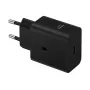 Sieninis įkroviklis Samsung EP-T4511 45W USB-C PD 3.0, 100–240V, juodas, skirtas išmaniajam telefonui ir planšetei
