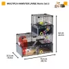 Narvelis graužikams FERPLAST Multipla didelis 107,5×37,5×42 cm, metalinis, juodas