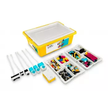 Edukacinis robotikos rinkinys LEGO SPIKE Prime 45678 – 528 dalių, 2 minifigūrėlės, nuo 10 metų