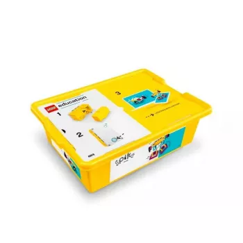 Edukacinis robotikos rinkinys LEGO SPIKE Prime 45678 – 528 dalių, 2 minifigūrėlės, nuo 10 metų