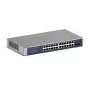 Valdomas tinklo jungiklis NETGEAR GS724Tv6 L2+/L3 Gigabit Ethernet 24 prievadai, 1U, mėlynas, pilkas
