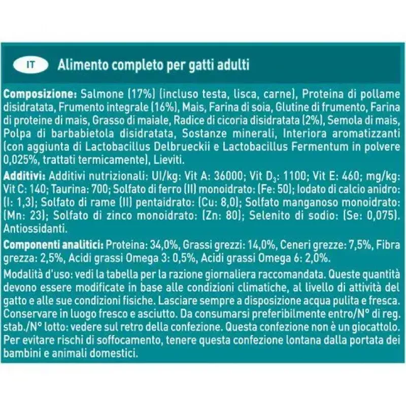 Purina ONE Adult sausas kačių maistas su lašiša, 9,75 kg