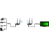 Techly IDATA HDMI-WL55 HDMI belaidis prailgintuvas AV siųstuvas ir imtuvas Juodas