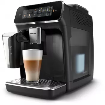Kavos aparatas Philips EP3341/50 pilnai automatinis, 1,8 L vandens talpa, 275 g pupelių talpa, 0,26 L pieno talpa, 15 barų, keraminis malūnėlis