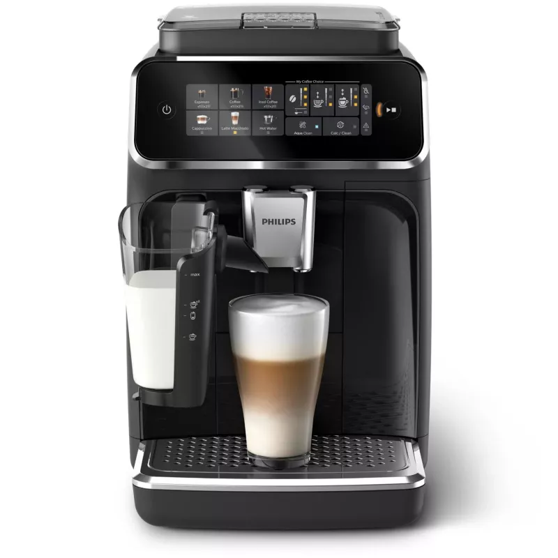 Kavos aparatas Philips EP3341/50 pilnai automatinis, 1,8 L vandens talpa, 275 g pupelių talpa, 0,26 L pieno talpa, 15 barų, keraminis malūnėlis