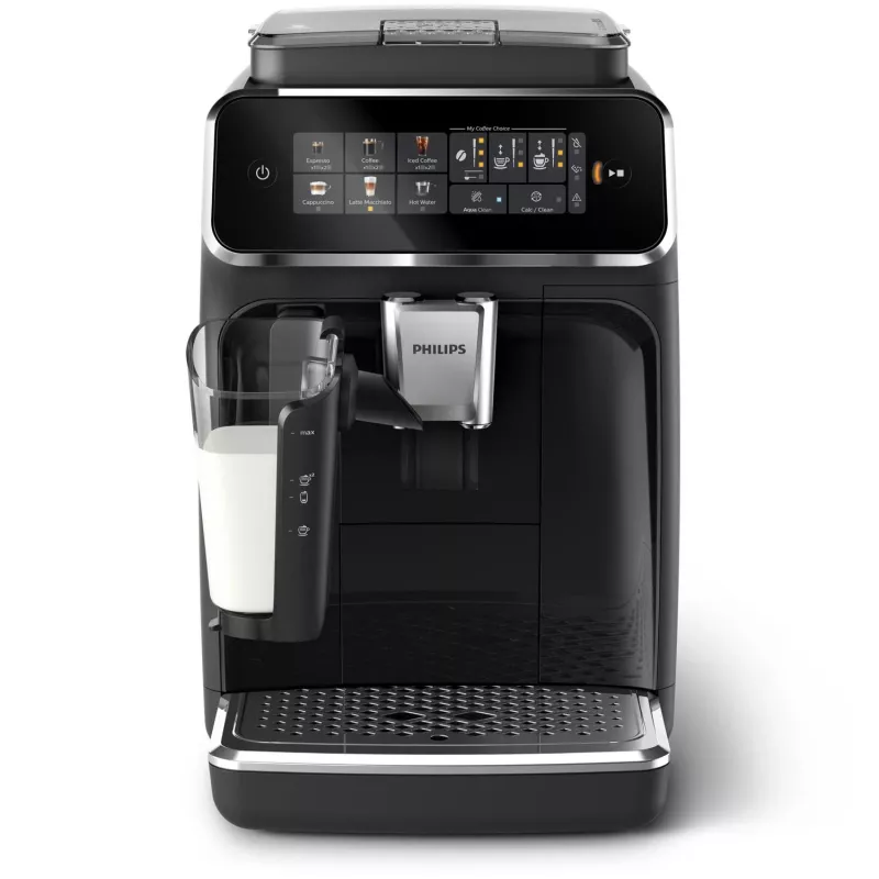 Kavos aparatas Philips EP3341/50 pilnai automatinis, 1,8 L vandens talpa, 275 g pupelių talpa, 0,26 L pieno talpa, 15 barų, keraminis malūnėlis
